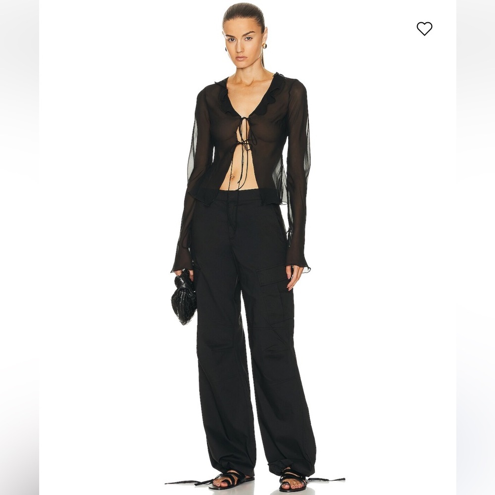 THE ANDAMANE Mia Ruffle Blouse